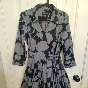 Ivanka Trump Cotton Midi Dress